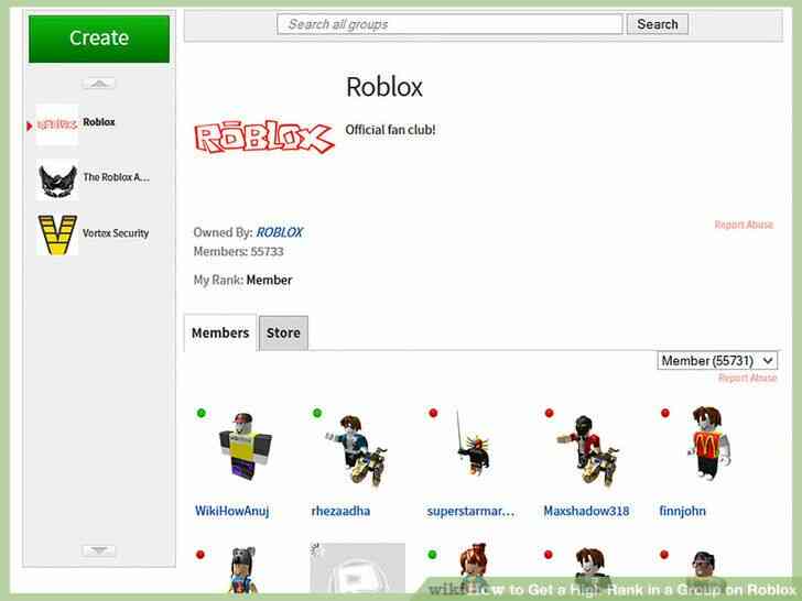 Image intitulée Obtenir un Rang Élevé dans un Groupe sur Roblox à l